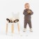 Jumper Children's Knitted Minaku, Coffee Color, Height 86-92 cm