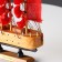 Souvenir small "Dacia" souvenir ship, light wood, red sails, 5 × 23 × 22 cm
