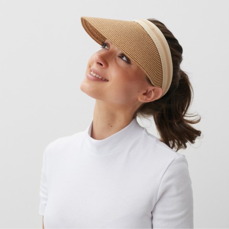 Female woven minaku minku color beige, rr 56-58-1