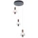 Suspended Citilux “Maya” CL202032, 35x35x22 cm, 3x5.33W, LED, brown color