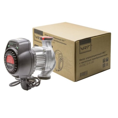 Circulation pump vrt vr.esc.32-8.180, 10-130 watts, pressure 8 m, 65 l/min, room 1.2 m, cast iron-6