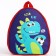 Baby backpack for the boy "Dino-dirug", 23x20.5 cm cm, lightning department, red color