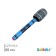 Inflatable toy "microphone", 65 cm, sound, color mix