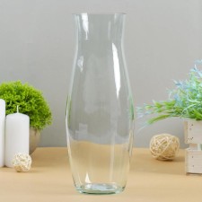 Vase S-64 H = 260 mm. From transparent glass (without decor)