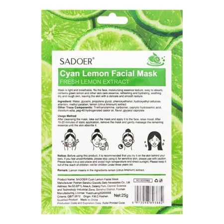 A set of face masks with aromas, 10 pcs-6