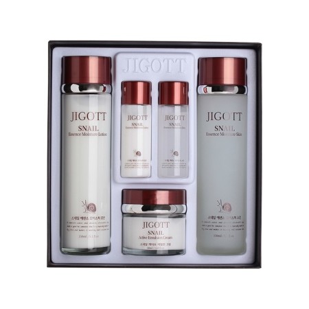 Hare set with Jigott Snail Essence Moisture Skin Care 3Set-1