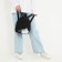 Backpack of artificial leather "What Are You Watching?" 27x23*10 cm