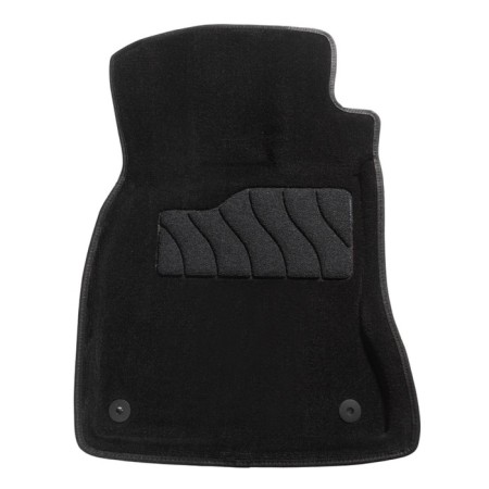 Pile rug for Audi A4 (B8), 2007-2015, black-1