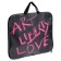 Folder for drawings and drawings A3, 470 x 350 x 20 mm, with handles, textile, calligrata art love
