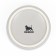 Double ceramic bowls on a stand of 2 x 450 ml 28.5 x 15.5 x 7 cm, gray