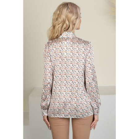 Female shirt, size 52, white color-5