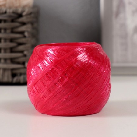 Yarn "For knitting washcloths" 100% polypropylene 200m/50 ± 10 grams of balls (set 3 pcs mix #9)-1