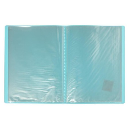 Folder with 40 A4 inserts, 500 μm, calligrata, turquoise-blue-1