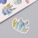 Stickers Paper "Crystals" set 2 sheets 20x15 cm
