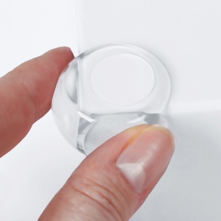 Set of linings on corners, 10 pcs., Transparent-1