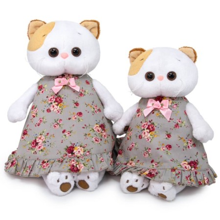 Soft toy "Lee in a dress with roses", 24 cm-3