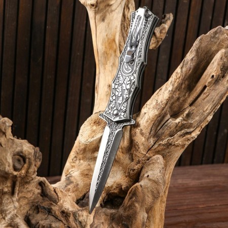 The folding "royal" semi -automatic knife, 22.7 cm, blade 9.3cm-1