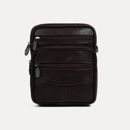 Male bag, brown color-1