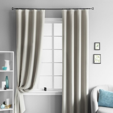Set of curtains "Merlin", size 2x210x270 cm, color gray color