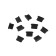 USB plug, black, set 10 pcs