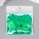 Sequins "Circle in the ring" Green set 30 g d = 2 cm
