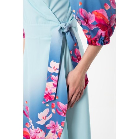 Women's dress, size 42, mint color-4