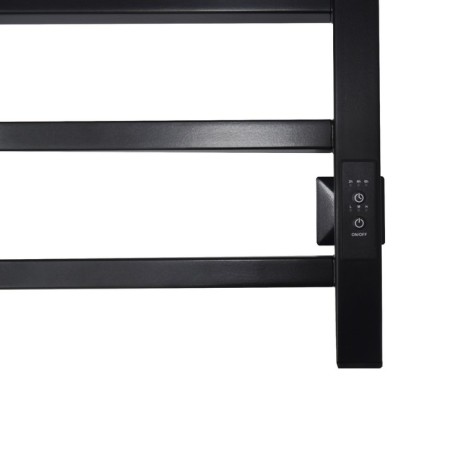 Electric towel "Sanprise" Quadro P10, 500x1000 mm, universal, black-3