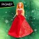 Carbonnic doll “Snow Princess Ksenia”, with an accessory, a red dress