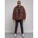 Plush jacket, size 56, brown color