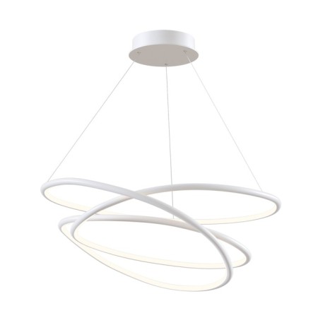 Suspension lamp Maytoni Mod100pl-L88WK1, LED, 2x79 W, 730x3200 mm, 6400 lm, white