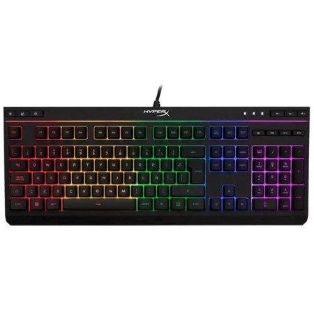 Keyboard Hyperx Allloy Core RGB Black USB Multimedia for Gamer Led (4P4F5AA#ABA)