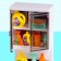 A set of furniture for dolls "Bathroom": a bathroom, a sink, post -deck