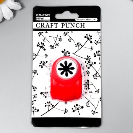 Figure hole "Chamomile" d = 1.5 cm 3.5x4x4 cm mix-4