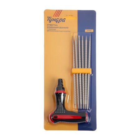 Sprinkle combined tundra, T-shaped 2K handle, reverse, double-sided bats 6 pcs.-3