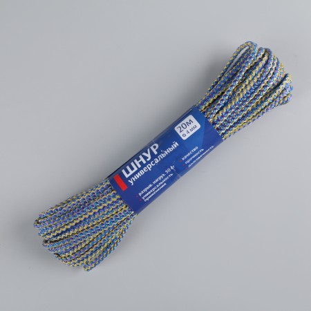 Universal cord with core of PP, D = 4 mm, 20 m, color mix