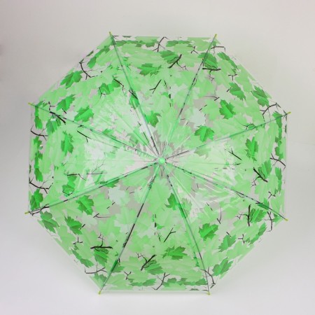 Umbrella - semi -automatic cane "leaf fall", 8 knitting needles, r = 45 cm, color mix-11