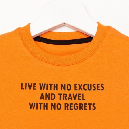 T-shirt Children's KAFTAN "Trendy" R.36 (134-140), Orange-8