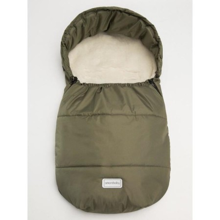Winter Fur Fur Snowy Baby, size 85 cm, khaki color-8