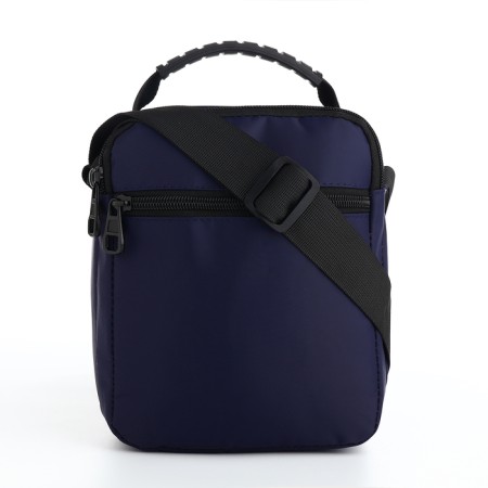 Male bag, 17*10*21 cm, 2 lightning department, 3 n/pocket, blue-2