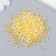 Glass 12/0 "Transparent. Color middle. Yellow" 10 g