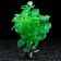 Artificial aquarium plant, 3 x 13 cm, green