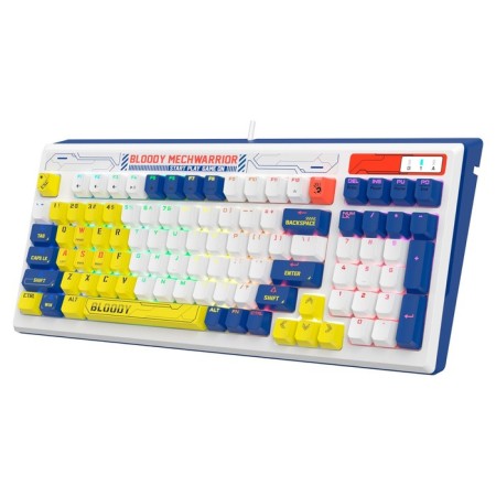 Keyboard A4Tech Bloody B950 Mechanical Blue/White USB for Gamer Led (B950)-4
