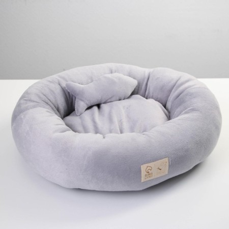 A bed with a fish, 45x35x11 cm, gray-2