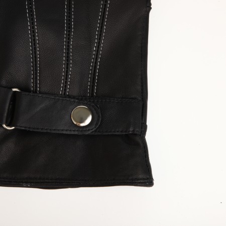 Male gloves, size XXXL, with insulation, black color-2