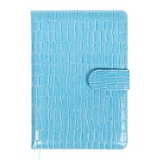 Dated diary of 2025 A5, 168 sheets, DEVENTE. Barbara, a solid cover of leatherette with foam, perforation, liesse, block 70, blue