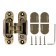 Loop of hidden installation Armadillo Universal 3D-CH 60 AB, with 3D-reg., Bronze color