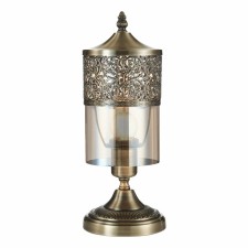 Лампа настольная декоративная Citilux «Эмир» CL467813 13х13х34 см, 1х75Вт, E27, цвет коричневый