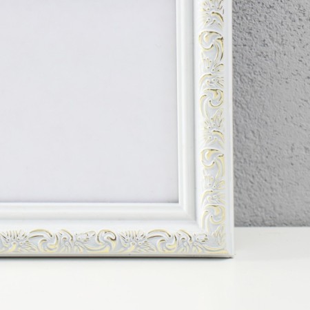 Photo frame Plastic "Vintage" 50x70 cm, white-1