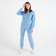 Women's costume (sweatshirt, trousers) minku: Casual Collection Blue color, size 52