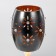 Table lamp "Flowers" E27 40W black and gold 12x12x24 cm Risalux